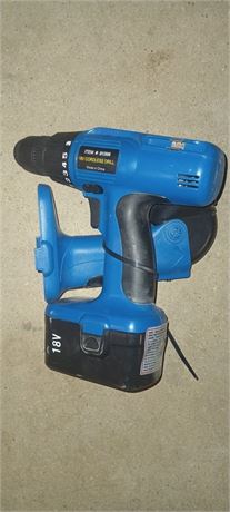 Cordless drill and flashlight