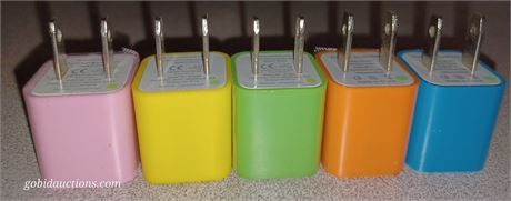 (5) USB wall adapters