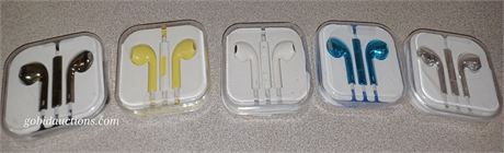 (5) earphones