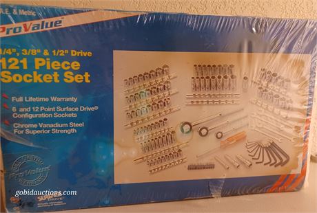 121 pc socket set 🔧