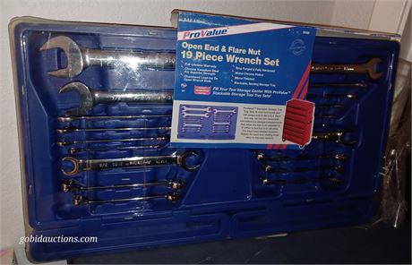19 pc Wrench set 🔧