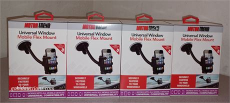 (4) universal mobile mounts