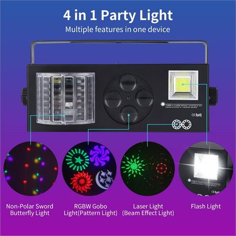 4 in 1 stage lights