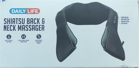 Shiatsu Back & Neck Massager NIB