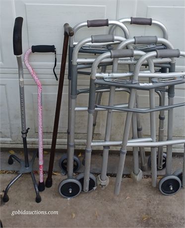 Walkers and canes